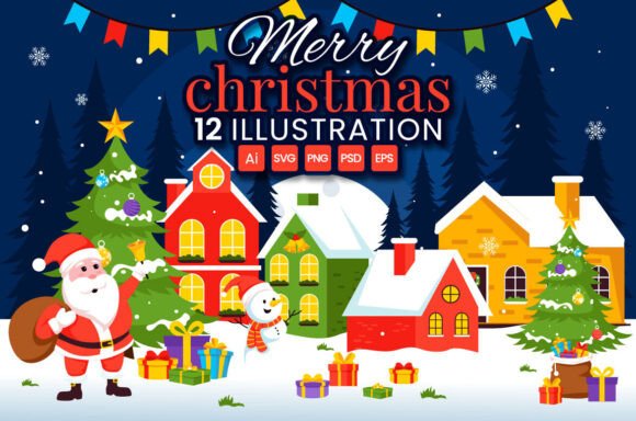 12 Merry Christmas Illustration: A Brand Designer's Review