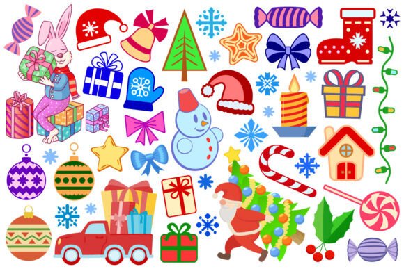 A Christmas Graphics Set for Your Creative Business