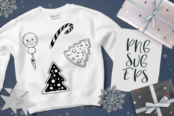 A Christmas Sweets Graphics Set for Festive Brands
