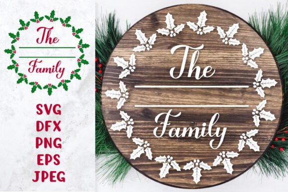 A Designer's Review of the Family Christmas Wreath Monogram