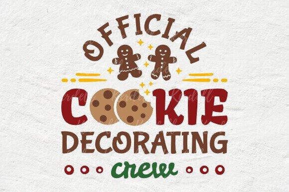 A Festive Cookie Decorating Graphic for Branding & Illustrations