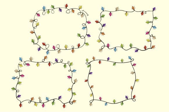 An Elegant Light Bulb Frame for Festive Craft Graphics