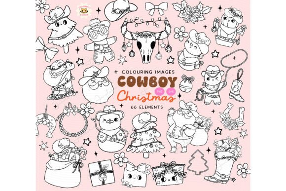 Brand Designer Review: Western Christmas Clipart Graphics