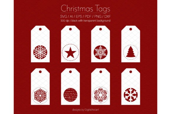 Christmas Gift Tags SVG: A Versatile Graphics Asset