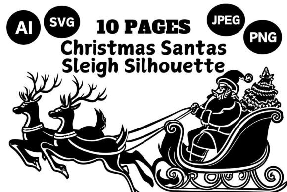 Christmas Sleigh Silhouette Bundle: A Designer's Review