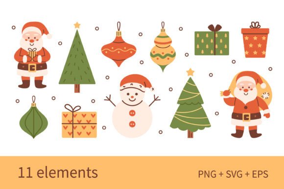 Cute Christmas Clip Art Collection: A Designer's Review
