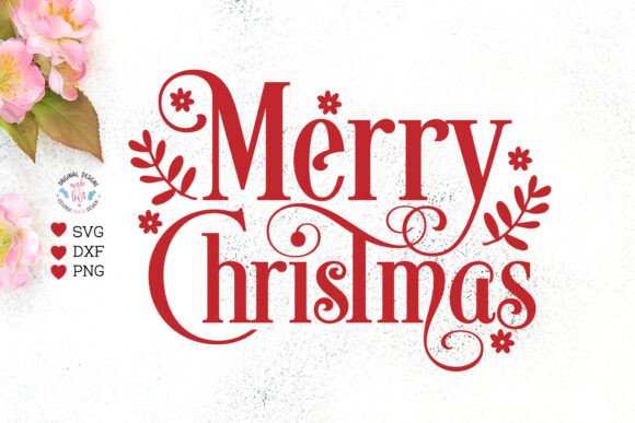 Merry Christmas Cut File and Sublimation: A Versatile Graphic Asset