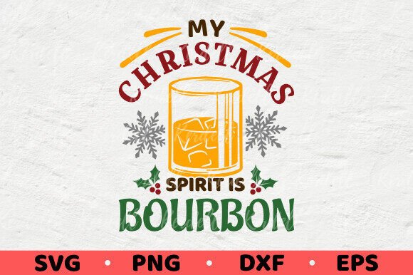 My Christmas Spirit is Bourbon: A Festive Graphics and Illustrations Review