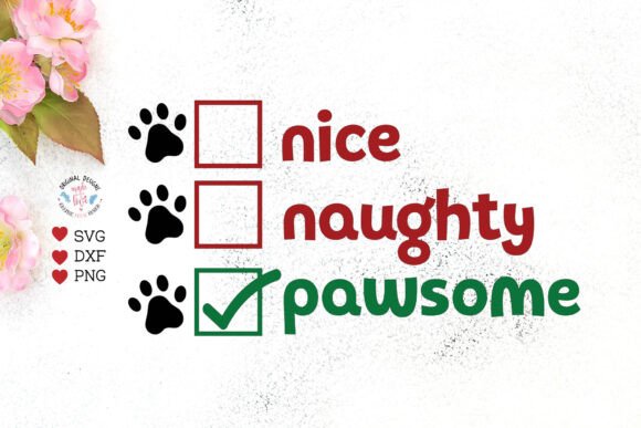 Pawsome - Pets Christmas Design: A Must-Have for Creative Graphics