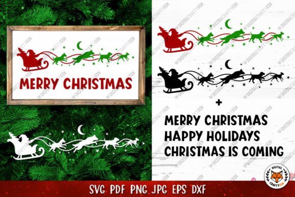 Santa Claus Sleigh SVG: A Festive Graphics Review