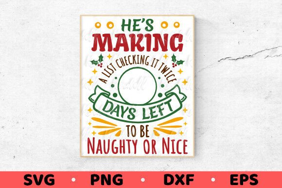 Santa List Checking: A Festive Graphics and Illustrations Asset