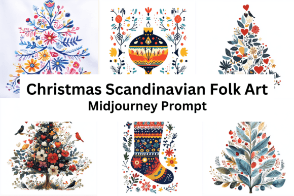 Using Scandinavian Folk Art Graphics in Your Holiday Content